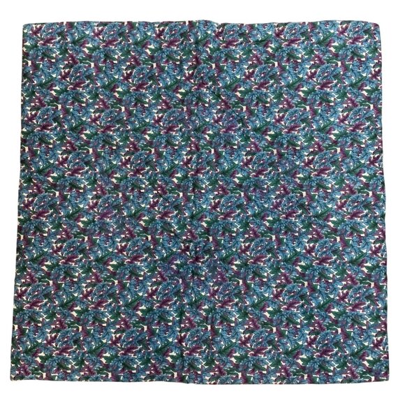 Handmade Flowers Hearts Patchwork Purple Tapestry Wall Decor Hanging 33" EUC - Picture 3 of 3